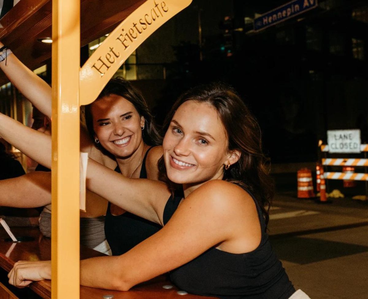 girls night tour on a party bike