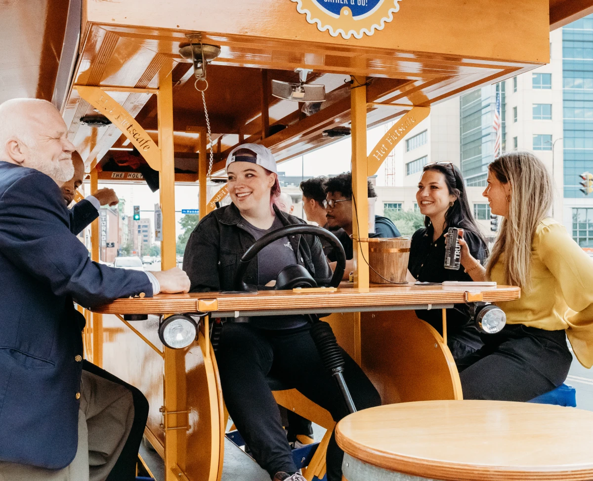 Pedal Pub ride for a corporate outing