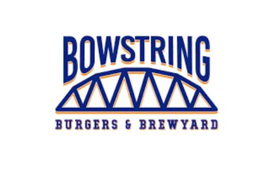 Bowstring Burgers & Brewyard branding